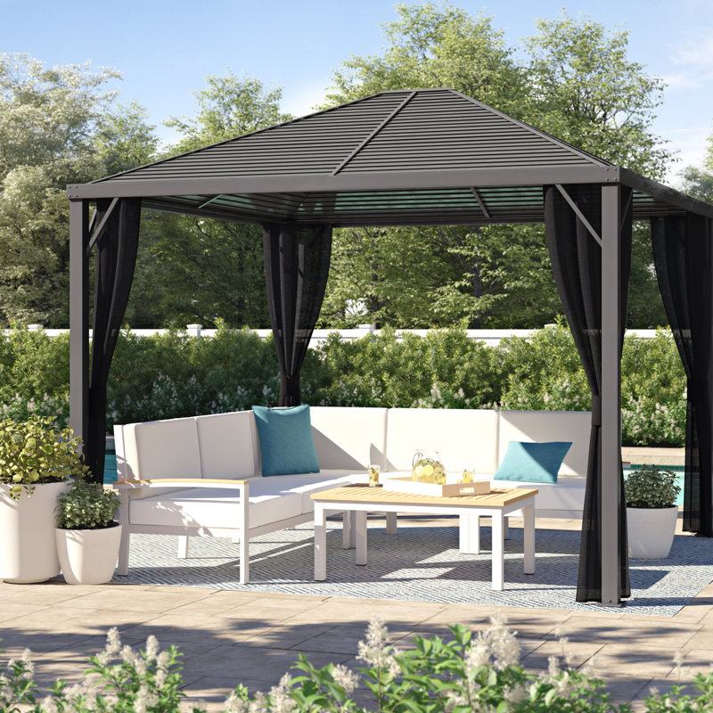 Sol 72 Outdoor™ Whittlesey Aluminum Patio Gazebo & Reviews